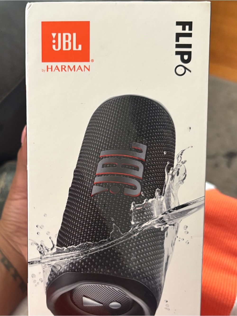 JBL Flip 6 Portable Bluetooth Speaker - Black